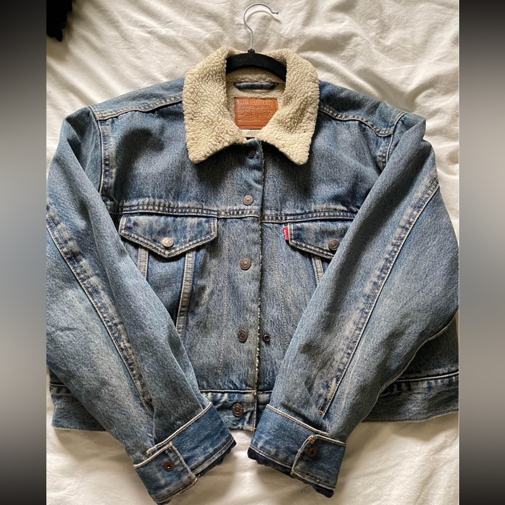 Levi’s Denim Sherpa-Lined Jacket